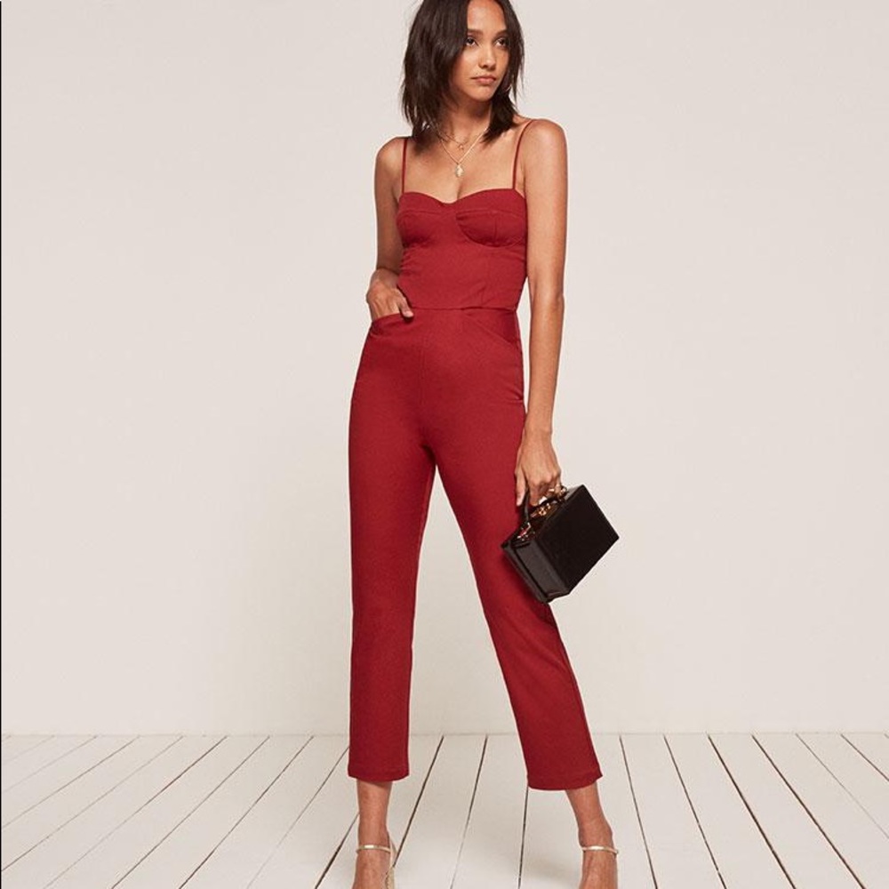 New! Reformation Norwood jumpsuit